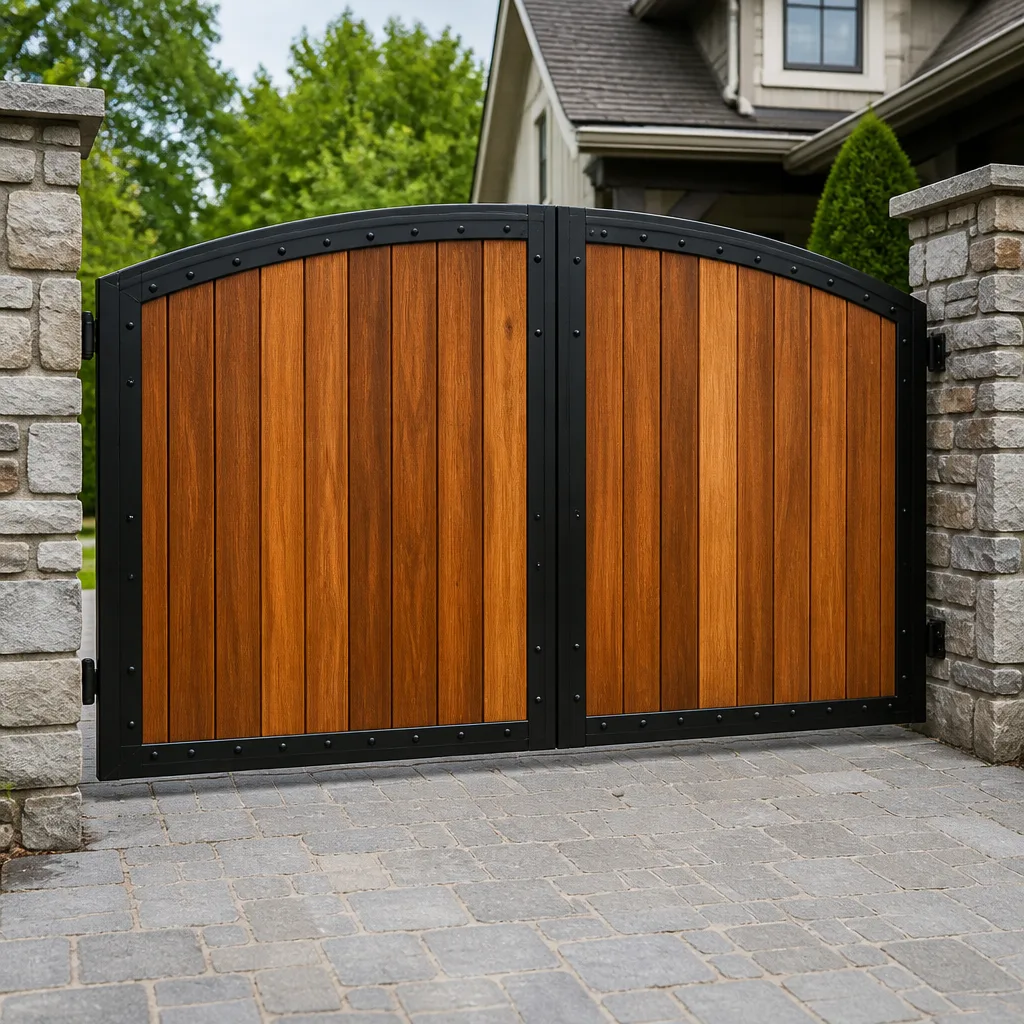 Wood & steel frame